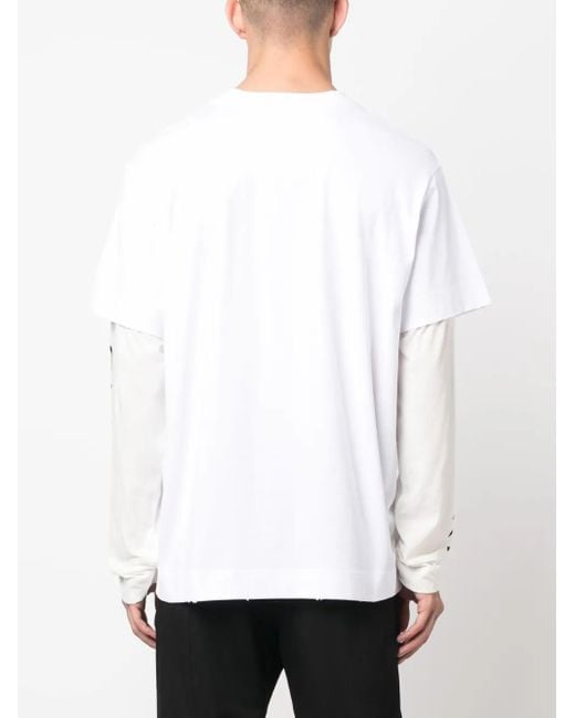Givenchy White T-Shirt À Logo Imprimé for men