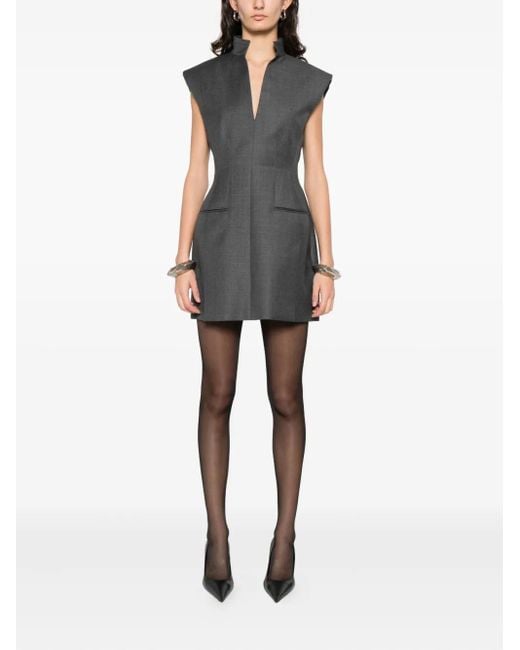 Givenchy Black Wool Mini Dress