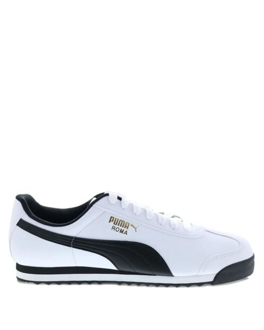 PUMA White Roma Basic Sneakers for men