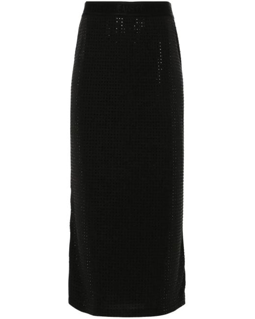 Versace Jeans Couture Black Strassed Jersey