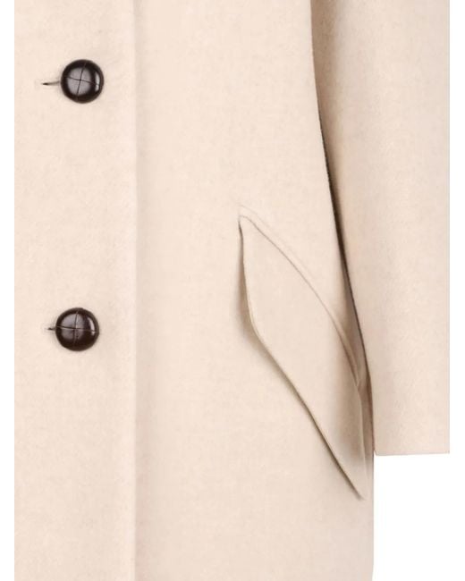 Isabel Marant Natural Wool Coat