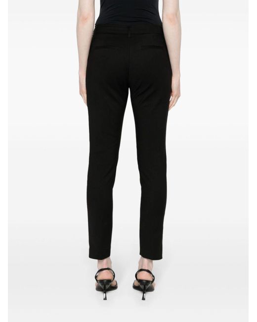 Pantalones con charm del logo Liu Jo de color Black