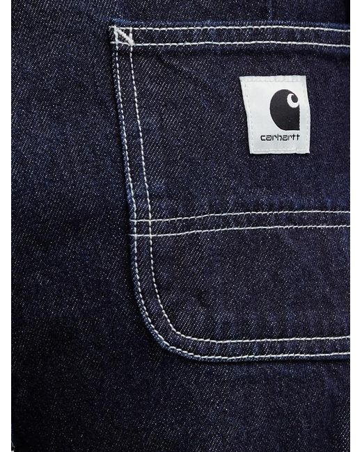 Carhartt Blue Jens Contrast-Stitch Jeans