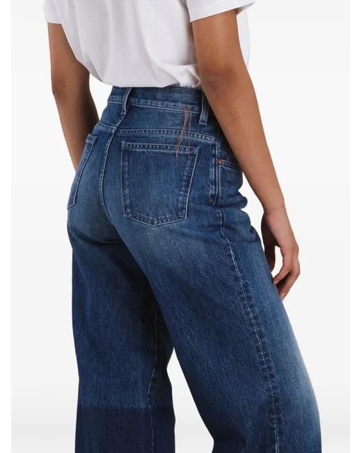 Fortela Blue Patchwork Jeans
