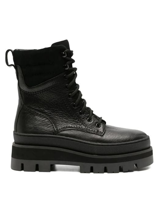 Clarks Black Orianna 2 Hike Lace-Up Leather Boots