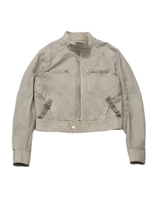 Hyein Seo Gray Zip-Up Jacket