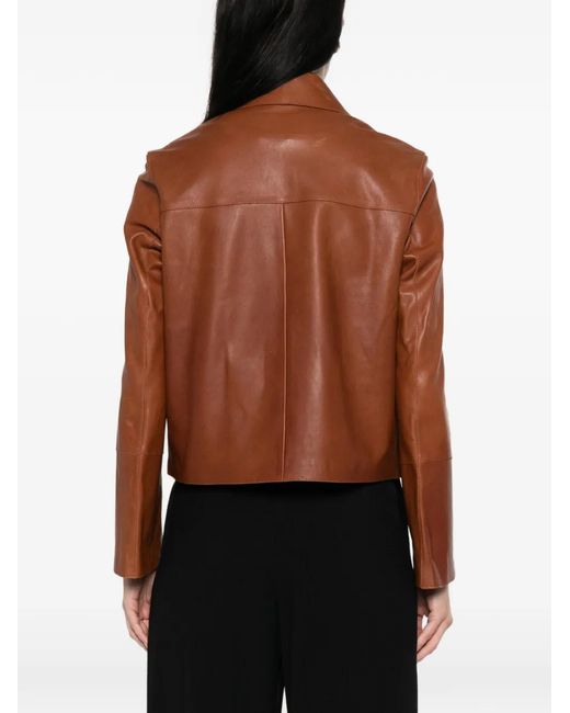 Arma Brown Leather Jacket