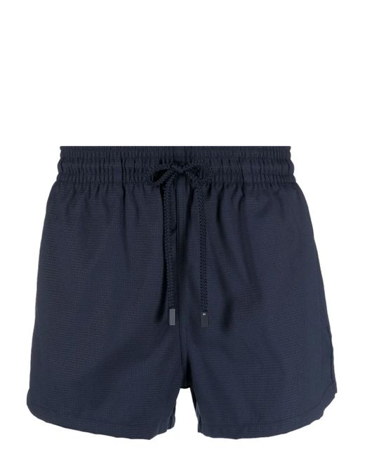 Vilebrequin Blue X The Woolmark Company Drawstring Swim Shorts for men