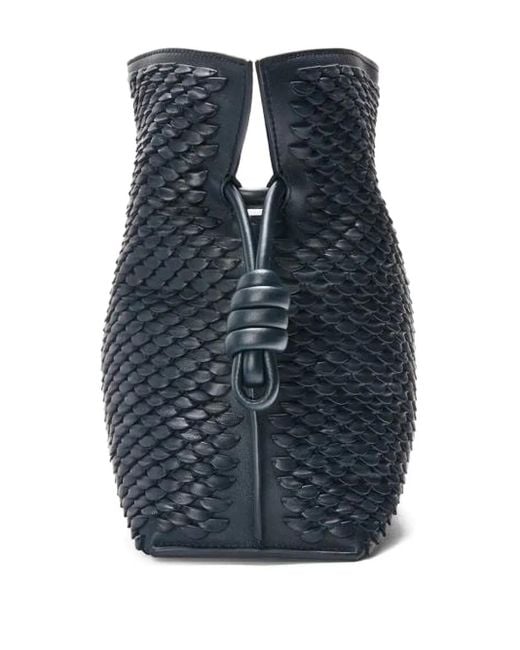 Loewe Blue Medium Flamenco Woven Crossbody Bag