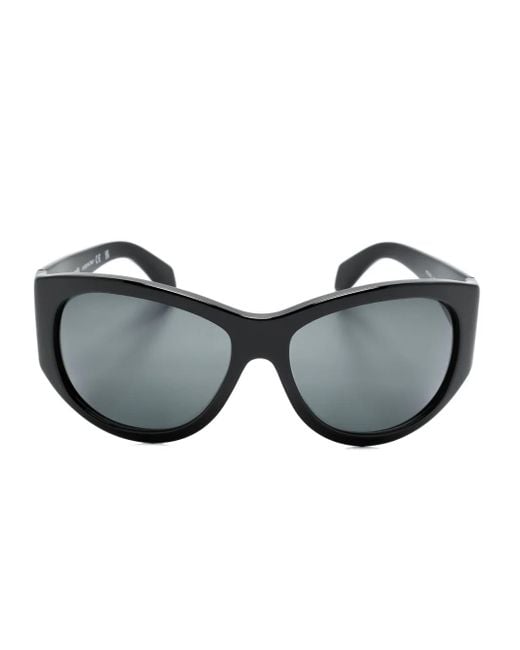 Palm Angels Gray Gridley Oversize Sunglasses
