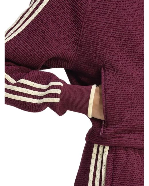 Adidas Purple Firebird Track Jacket
