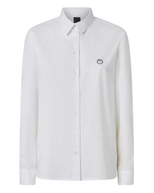 Pinko エンブロイダリー シャツ White