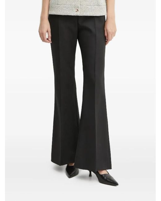 Day Birger et Mikkelsen Black Split-Hem Flared Trousers