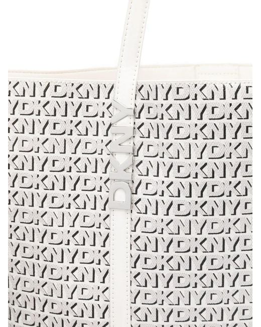 Borsa Tote Avril di DKNY in White