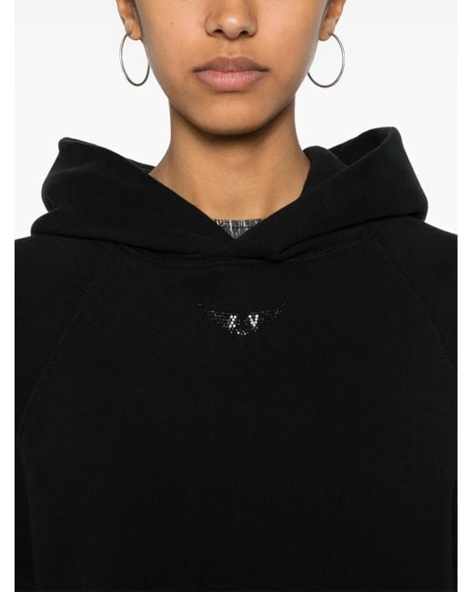 Zadig & Voltaire Black Georgy Diamanté Sweatshirt
