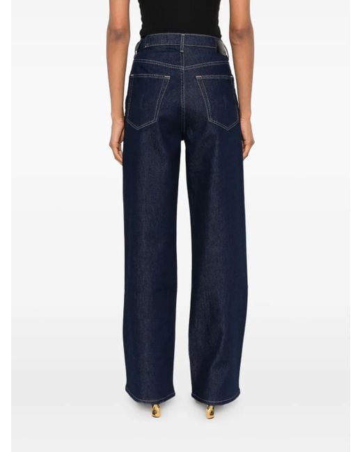 Jeans Con Design A Cinque Tasche di AG Jeans in Blue