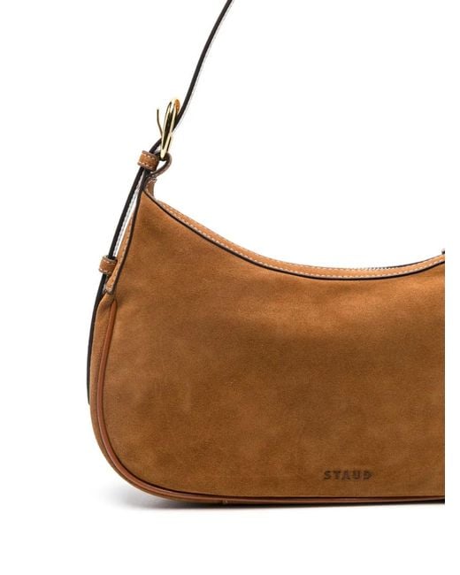 Staud Brown Pine Shoulder Bag