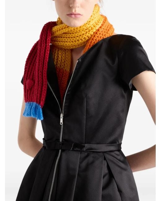 Prada Black Duchesse Silk Dress