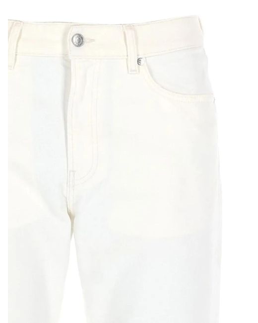 HUGO White Five-Pocket Jeans for men