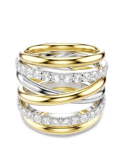 Swarovski Metallic Hyperbola Cocktailring