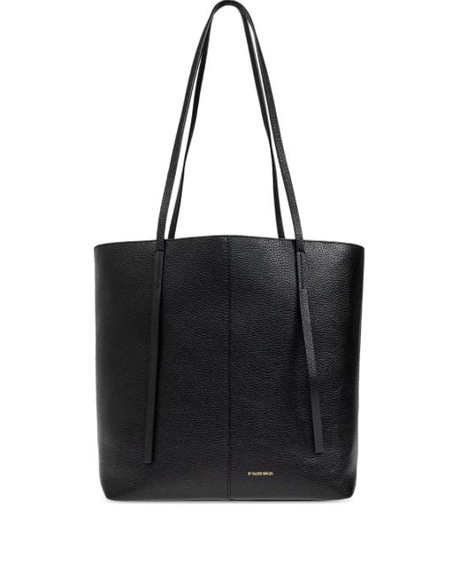 Bolso shopper Edel texturizado By Malene Birger de color Black