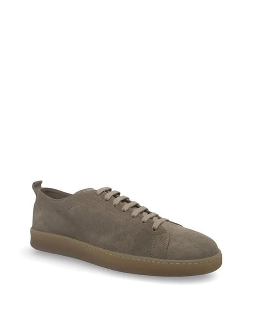 Neil Barrett Gray Pull-Tab Logo Sneakers for men