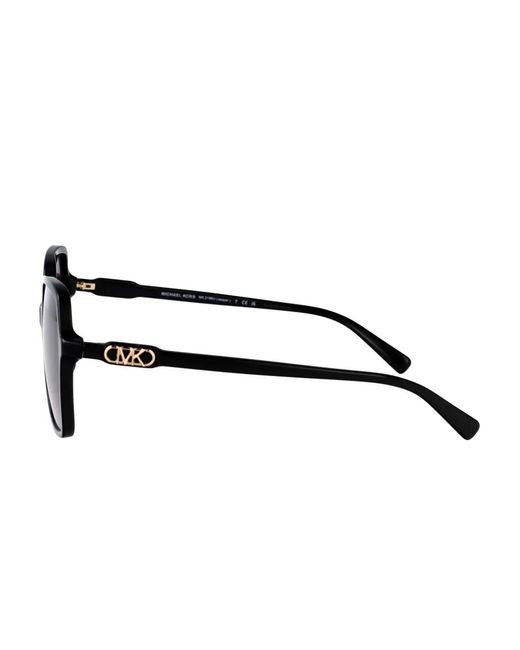 Michael Kors Black Geometric-Frame Sunglasses for men