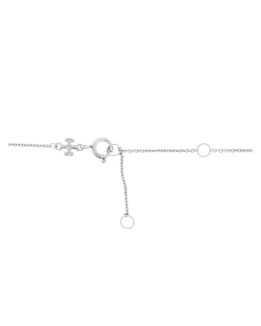 Tory Burch White Flower Pendant Necklace
