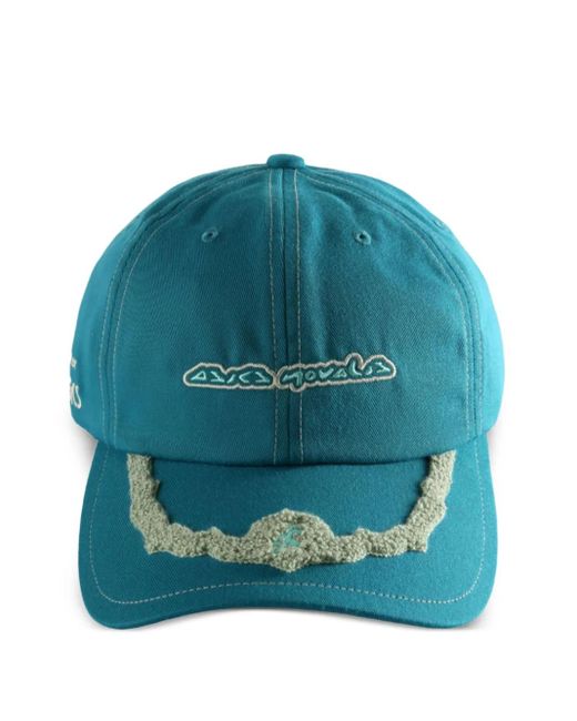Asics X Kiko Kostadinov Embroidered-detail Baseball Cap Green