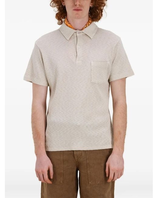 Fortela Natural Missourim Waffle Pocket Polo Shirt for men