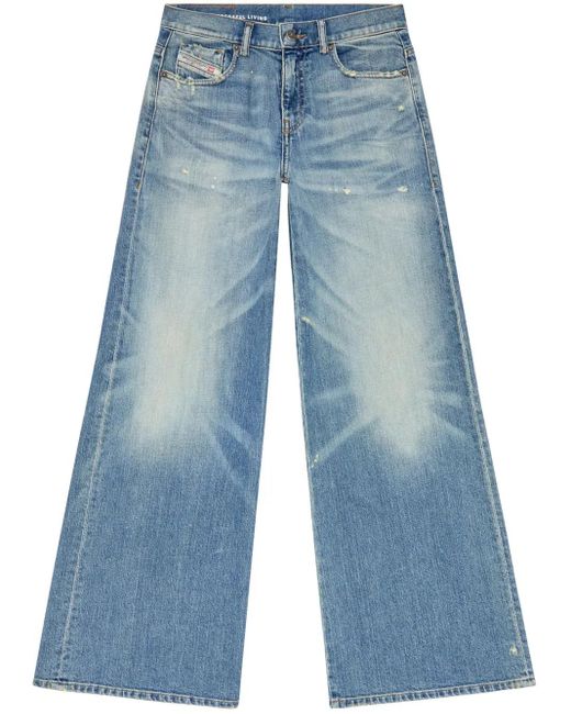 DIESEL Blue Flare Jeans 1978 D-Akemi 09J44