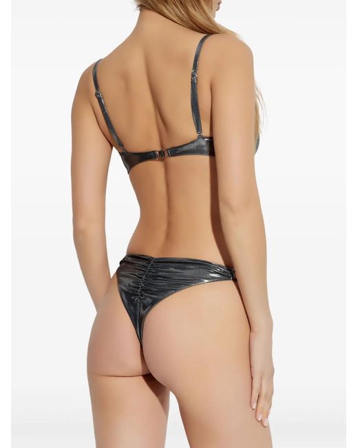 M I S B H V Black Hollywood Bikini Top