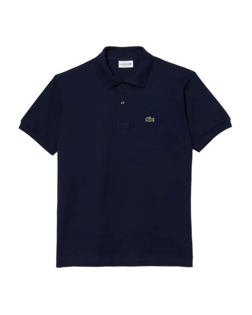 メンズ Lacoste エンブロイダリー ポロシャツ Blue