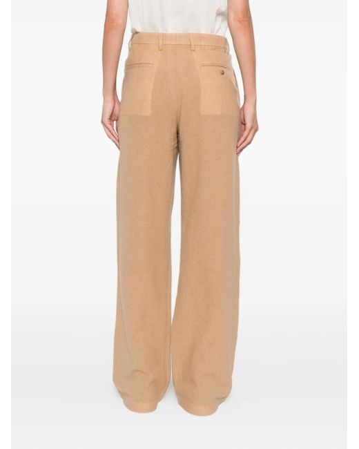 R13 Natural Knitted Trousers