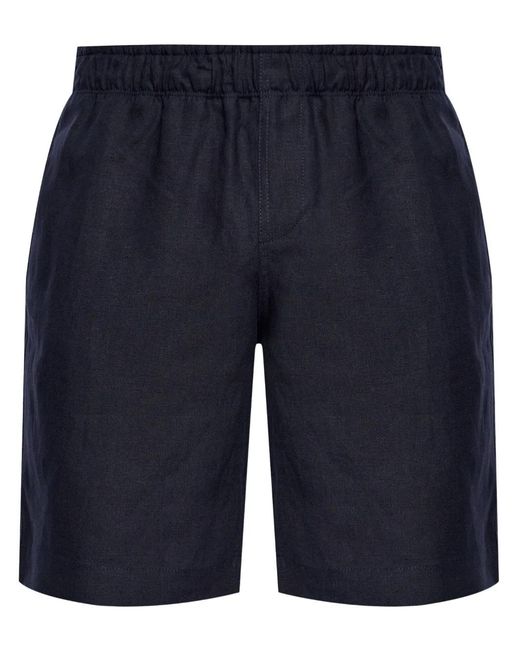 Zadig & Voltaire Blue Linen Shorts for men