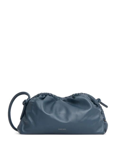 Mansur Gavriel Blue Cloud Clutch Bag