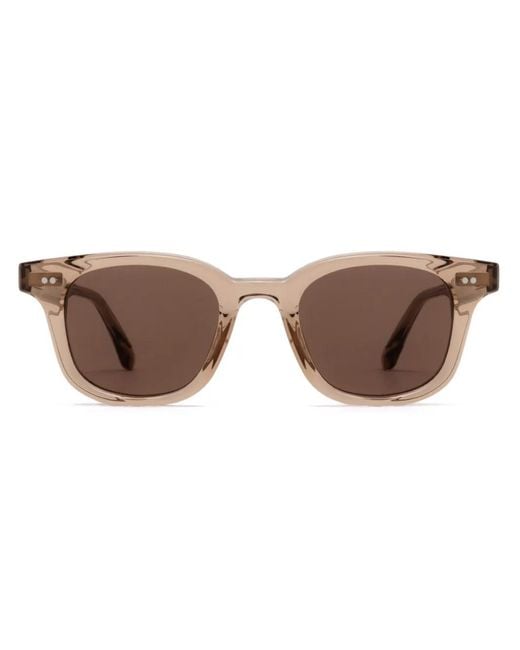 Chimi Brown Square-Frame Sunglasses