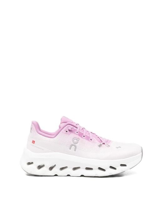 On Shoes Pink Cloudtilt Logo-Detail Sneakers