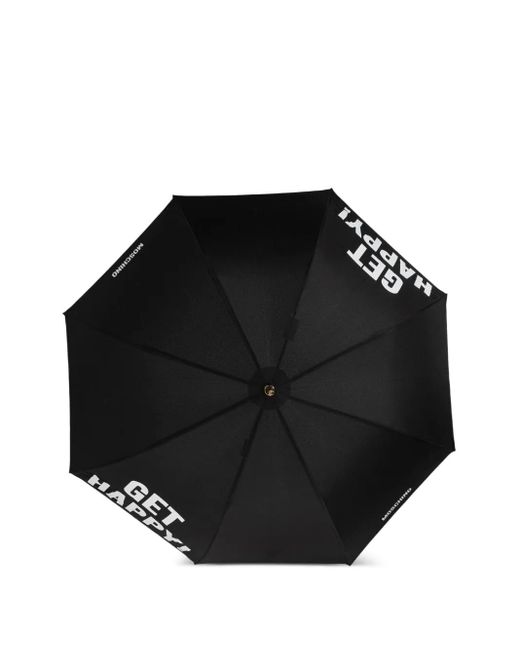 Ombrello Con Scritta di Moschino in Black