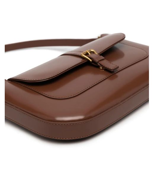 By Far Brown Miranda Shoulder Bag
