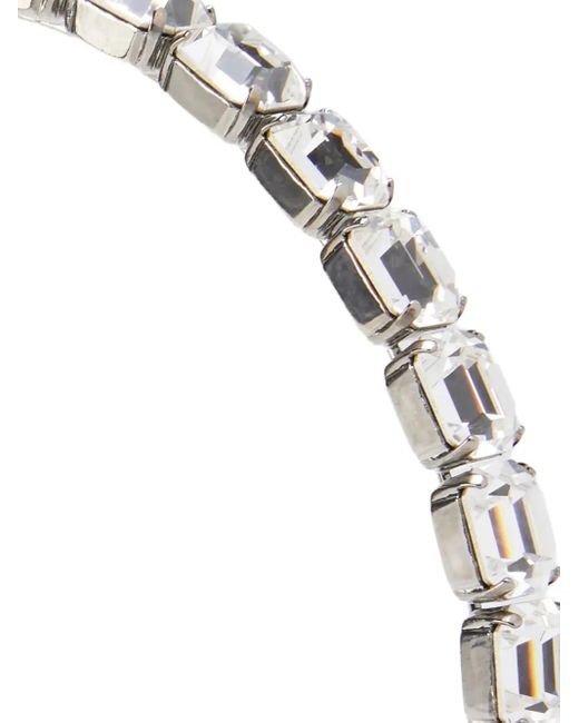 Maison Michel Metallic Taylor Crystal-Embellishment Headband