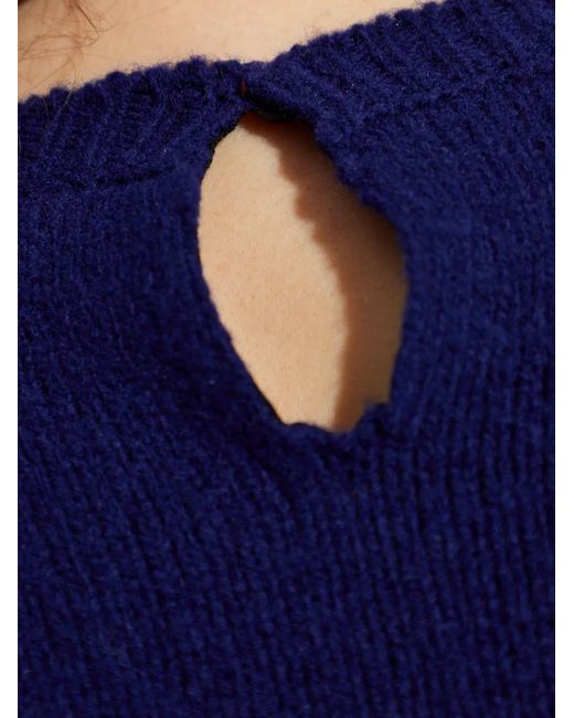 Pull Crop Jil Sander en coloris Blue