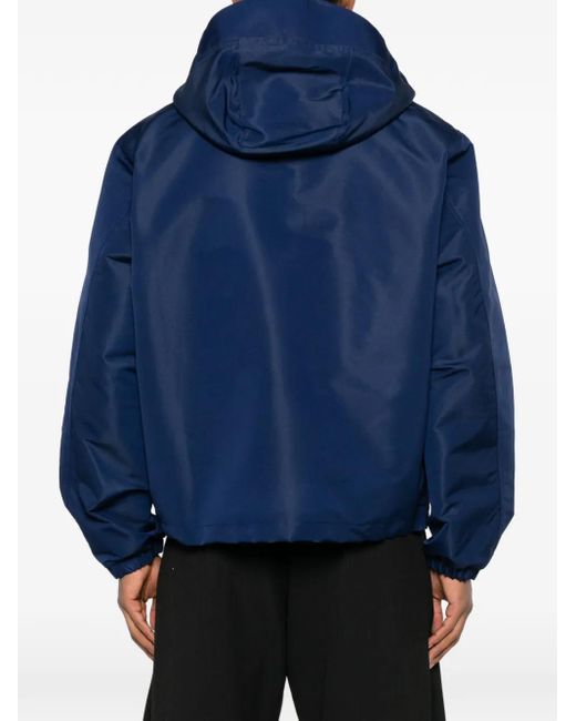 Givenchy Blue Hooded Windbreaker for men