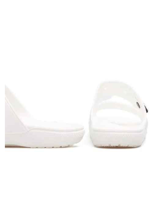 CROCSTM White Cozy Casual Sports Slides for men
