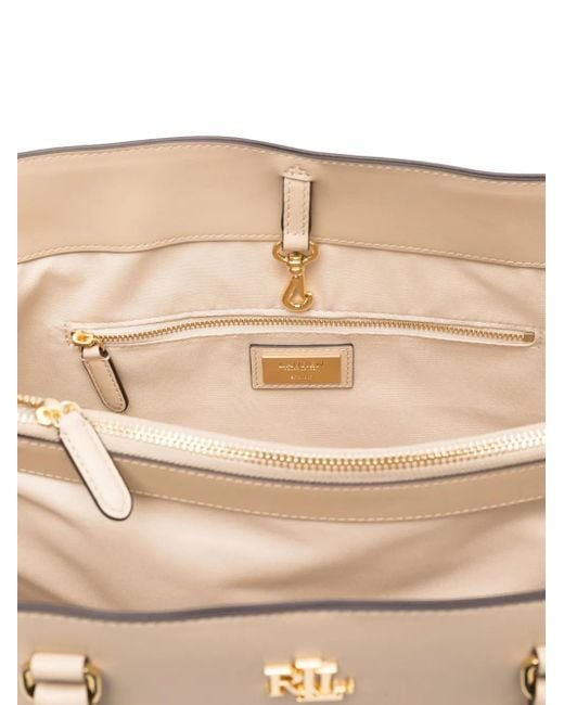 Ralph Lauren Marcy ハンドバッグ L Natural