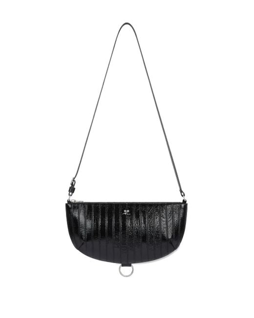 Borsa A Spalla Holy Eclipse di Courreges in Black