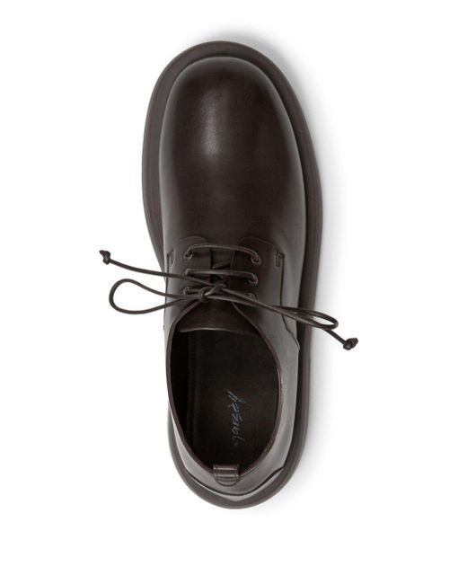 Marsèll Brown Gommello Leather Derby Shoes for men