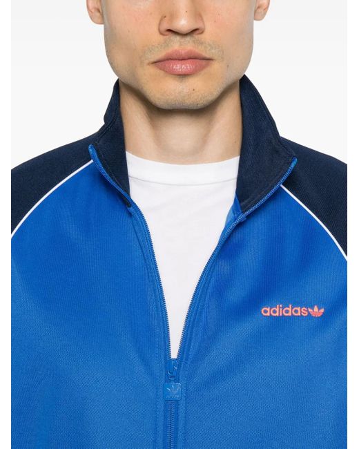 Adidas Blue 3-Stripes Track Jacket for men