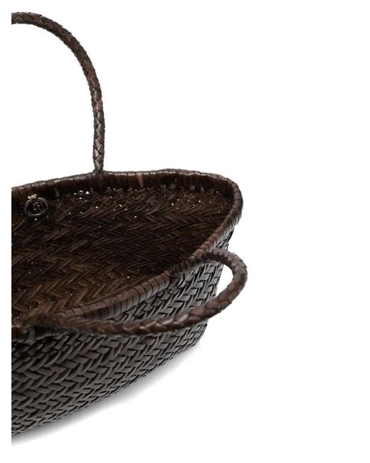 Dragon Diffusion Black Gewebte Handtasche