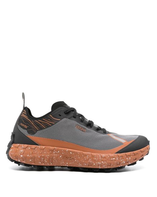 Zegna Brown X Nordatm 001 Running Sneakers - Men's - Fabric/polyurethane/fabricrubber for men